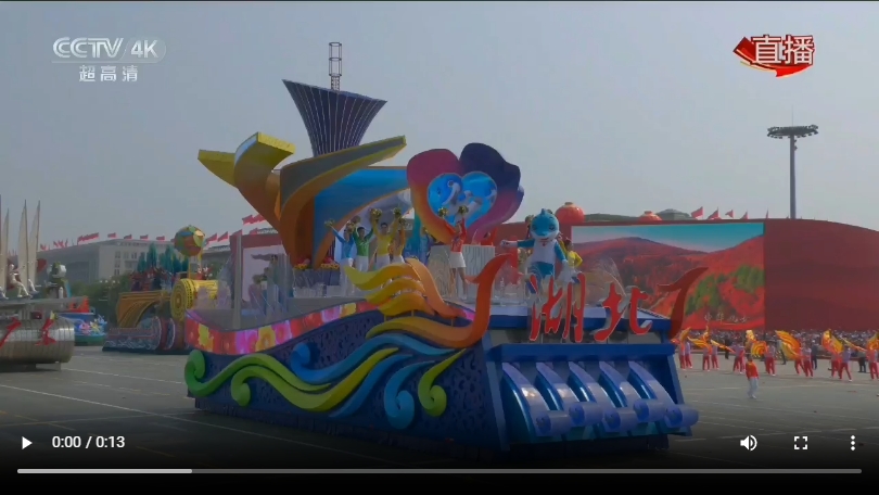 国庆70周年群游湖北花车灯光控制